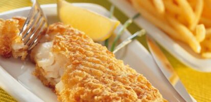 Filetto di merluzzo impanato prefritto fish&#8217;n chips