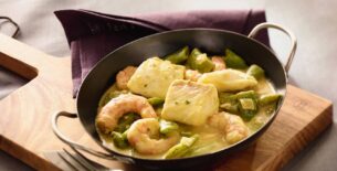 Zuppetta di pesce al curry