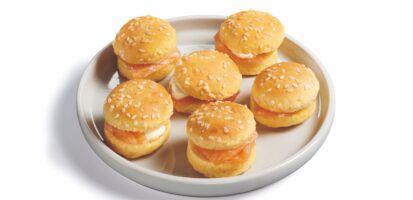 Miniburger al salmone