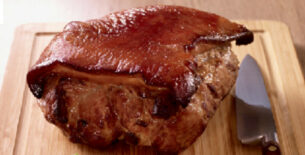 Lombata di maialino cotta a bassa temperatura in confit