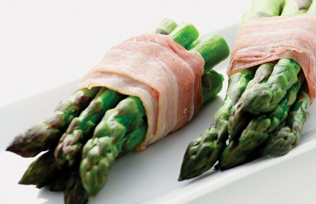 Mazzettino di asparagi con pancetta IQF