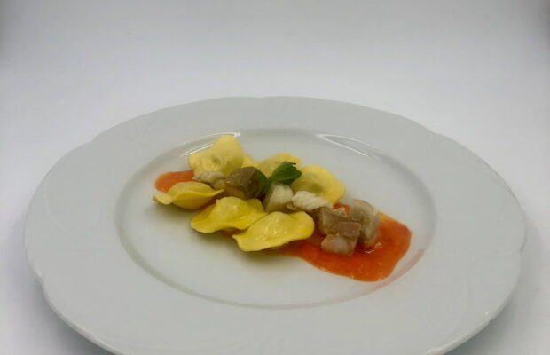 ravioli con merluzzo
