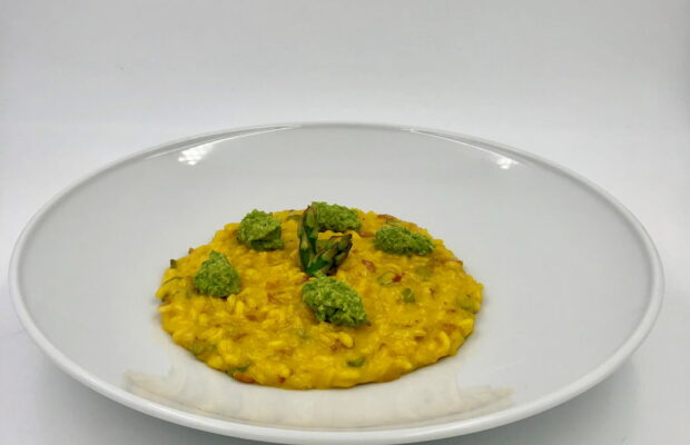 risotto asparagi e pancetta