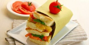 Focaccina alla scaloppa di tacchino