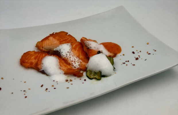 scaloppa di salmone