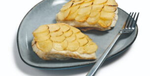 Delizia di spigola con patate croccanti